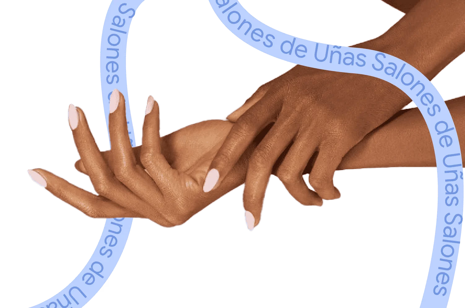 Professional manicurist decorating nails in a salon managed with WeiBook